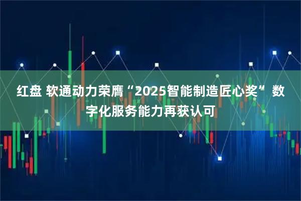 红盘 软通动力荣膺“2025智能制造匠心奖” 数字化服务能力再获认可